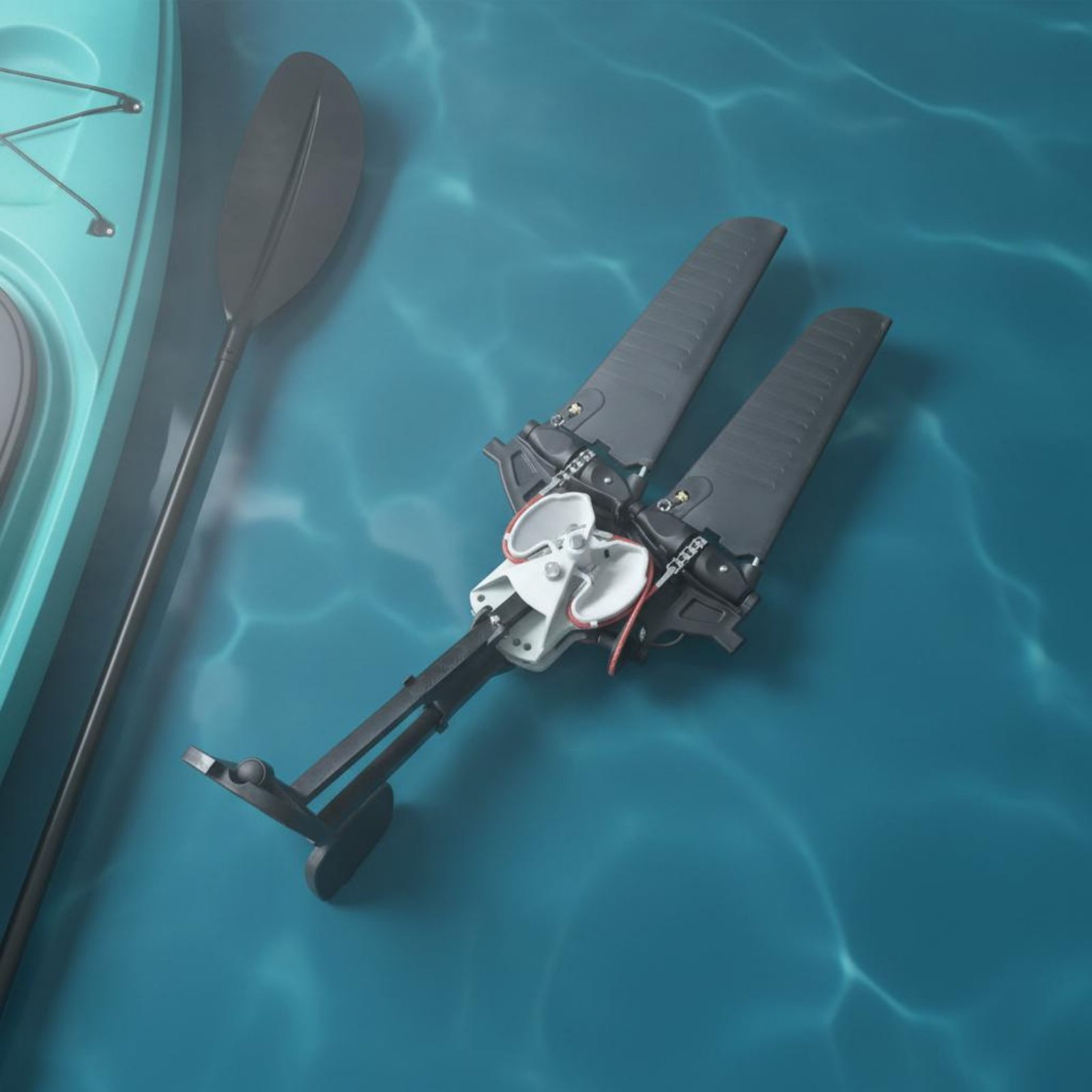 カヤックペダル駆動システム前進後退カヤックペダル駆動ボート用 - Fishing Kayak Inflatable のレビューと価格