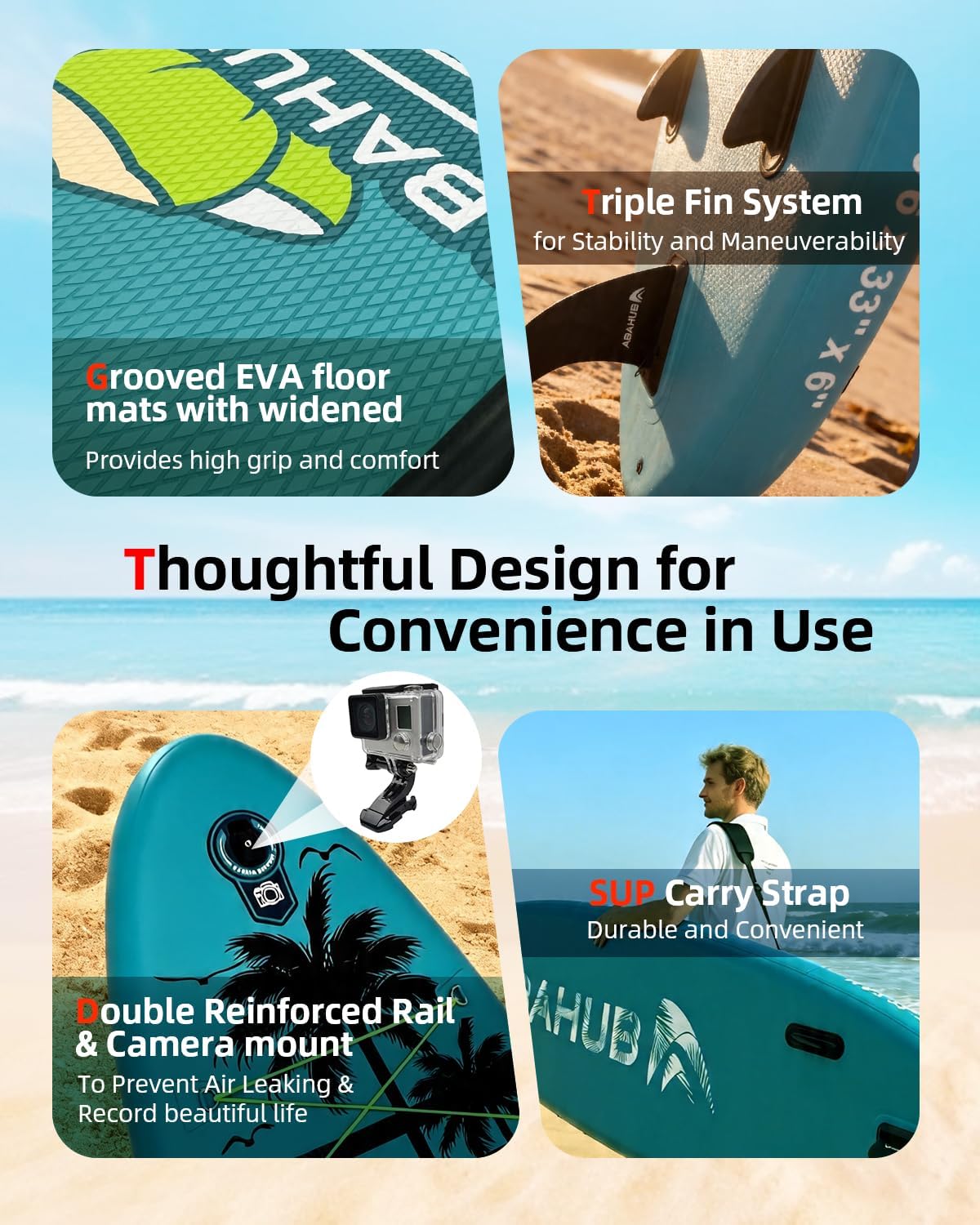 幅広10.6フィート×31/34インチのインフレータブルスタ - Fishing Kayak Inflatable のレビューと価格