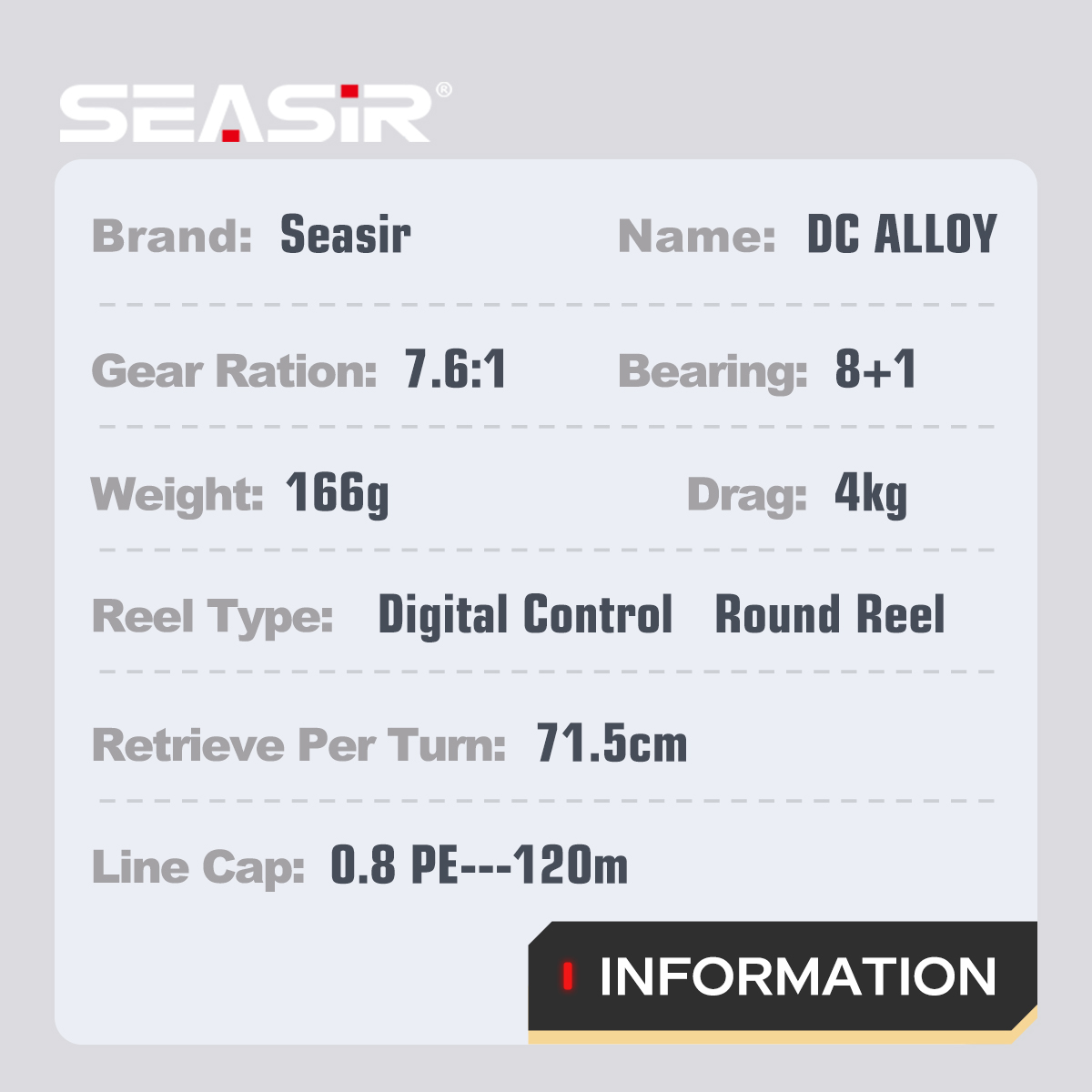 SEASIR DC合金製オールメタル製丸型リール、DCドラム - Kastking Reel Zephyr のレビューと価格