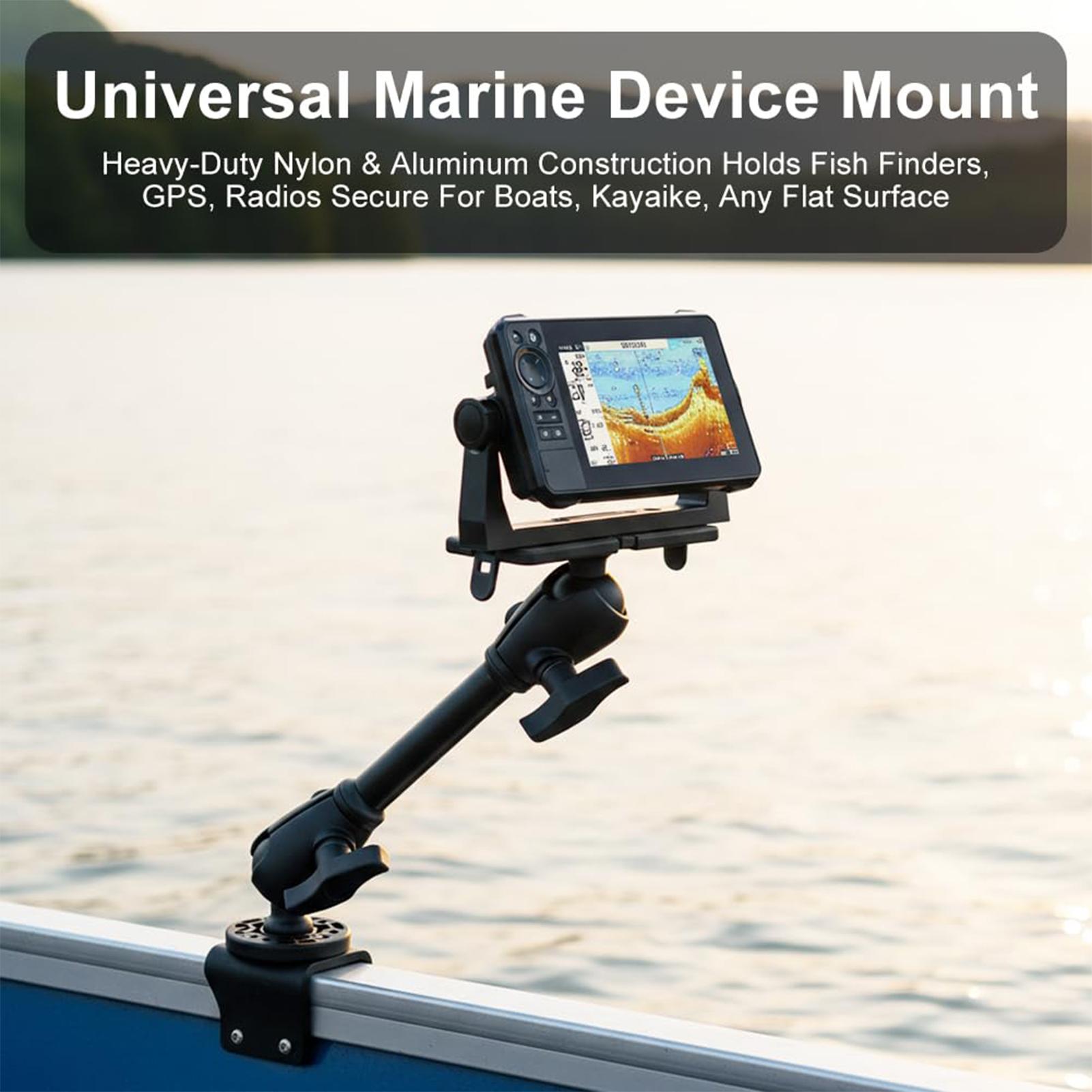 魚群探知機マウント 360 度回転カヤックトランスデューサー - Fishing Kayak Fish Finder Mount のレビューと価格